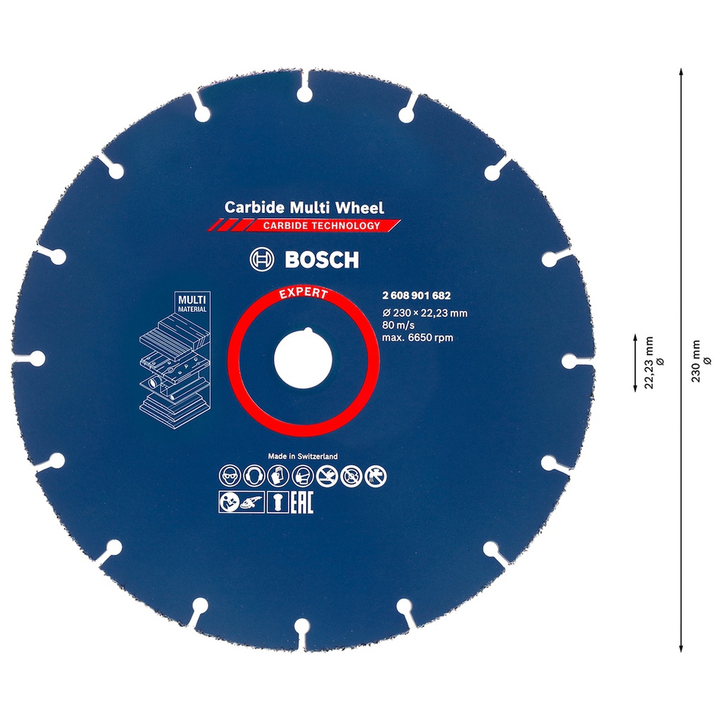 Disco de diamante 9" BOSCH Corte de Metal 30 VECES MAS / EXPERT / BOSCH-