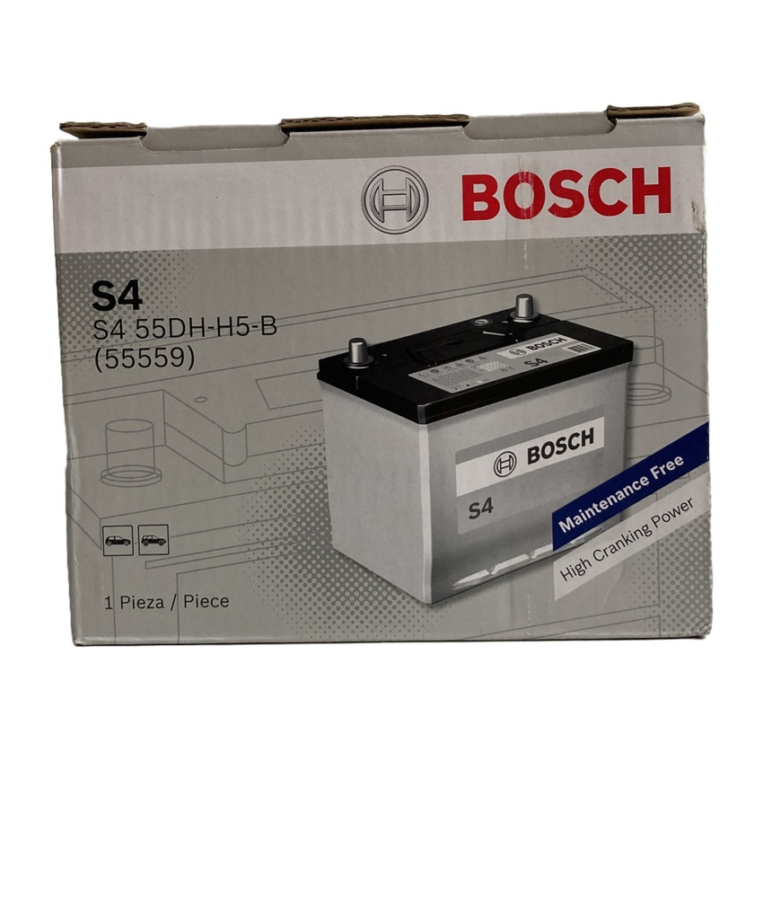 Bateria Carro BOSCH / 55559 / S4 / 460 CCA / 55AH /BOSCH-