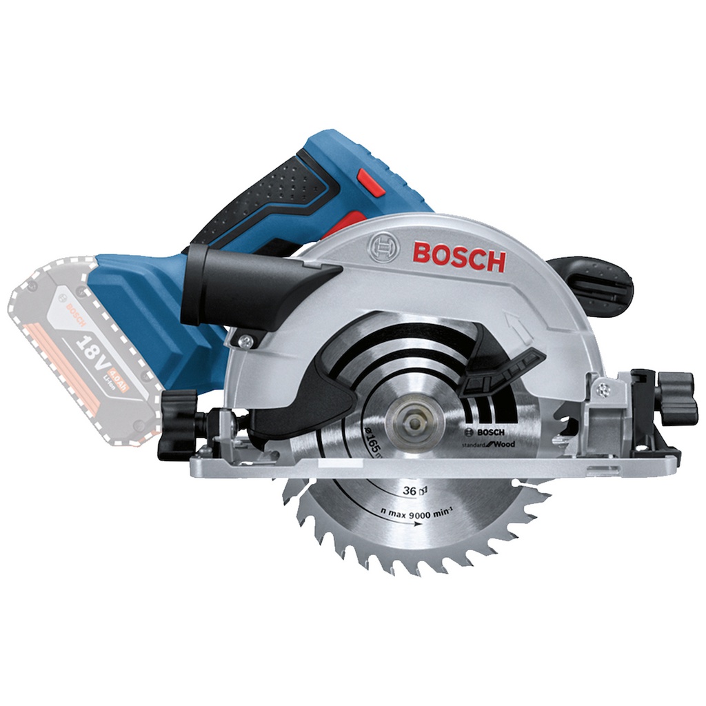 Sierra Circular 6 1/2" / 18V - GKS 18V-57 / BARETOOL / GRATIS 2-BATERIA + 1-CARGADOR / BOSCH-8-D-2-A