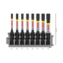 Punta Torx T15-T20-T25-T30-T40 BOSCH / 8 UNIDADES / BOSCH-TABLA-ACC