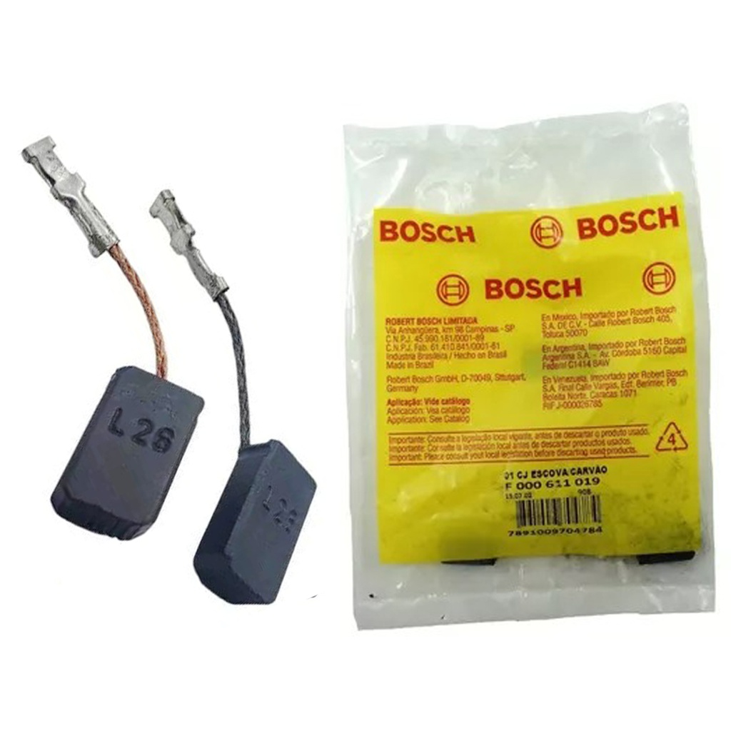 Carbones Amoladora GWS 7-115 / GWS 8-115 / GWS 10-125 / = 1607014176 / BOSCH-B-66