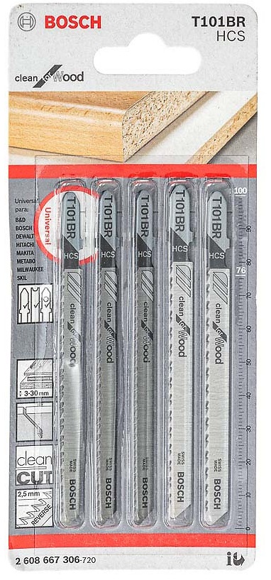 Sierra / 'Cuchilla para Caladora T101BR 5U / BOSCH- 10-D-2
