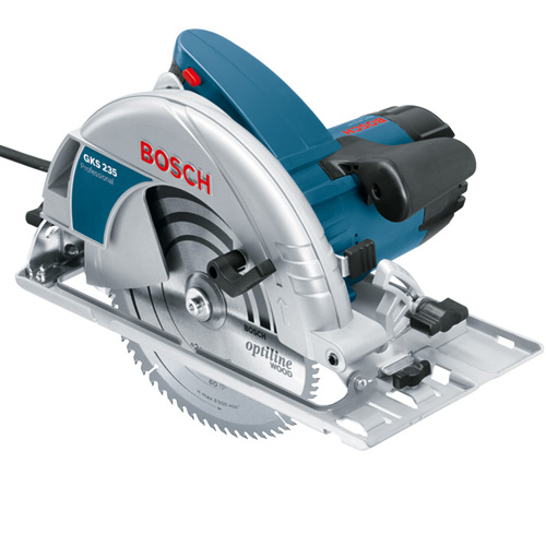 [157A-0G0] Sierra Circular BOSCH 9 1/4" GKS 235      1700 Watt / Eje 25 mm o 1" / BOSCH-8-A-1