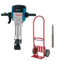 Martillo Demoledor 27 KG BOSCH GSH 27 VC / GRATIS CARRETILLA + 1-PUNTA / BOSCH-8-1