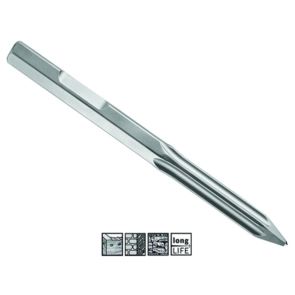 Cincel para Demoledor USH 27 Punta BOSCH Autoafilable / BOSCH-10-B-2