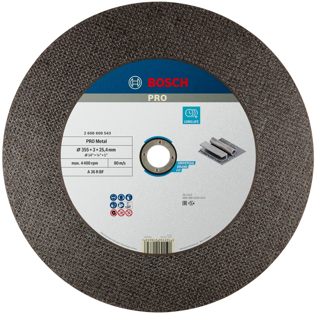 Disco abrasivo 14&quot; corte metal  2M BOSCH / BOSCH-