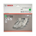 Disco Sierra Circular 7 1/4&quot; 24D BOSCH / Eje 5/8&quot; / BOSCH-TABLA-6