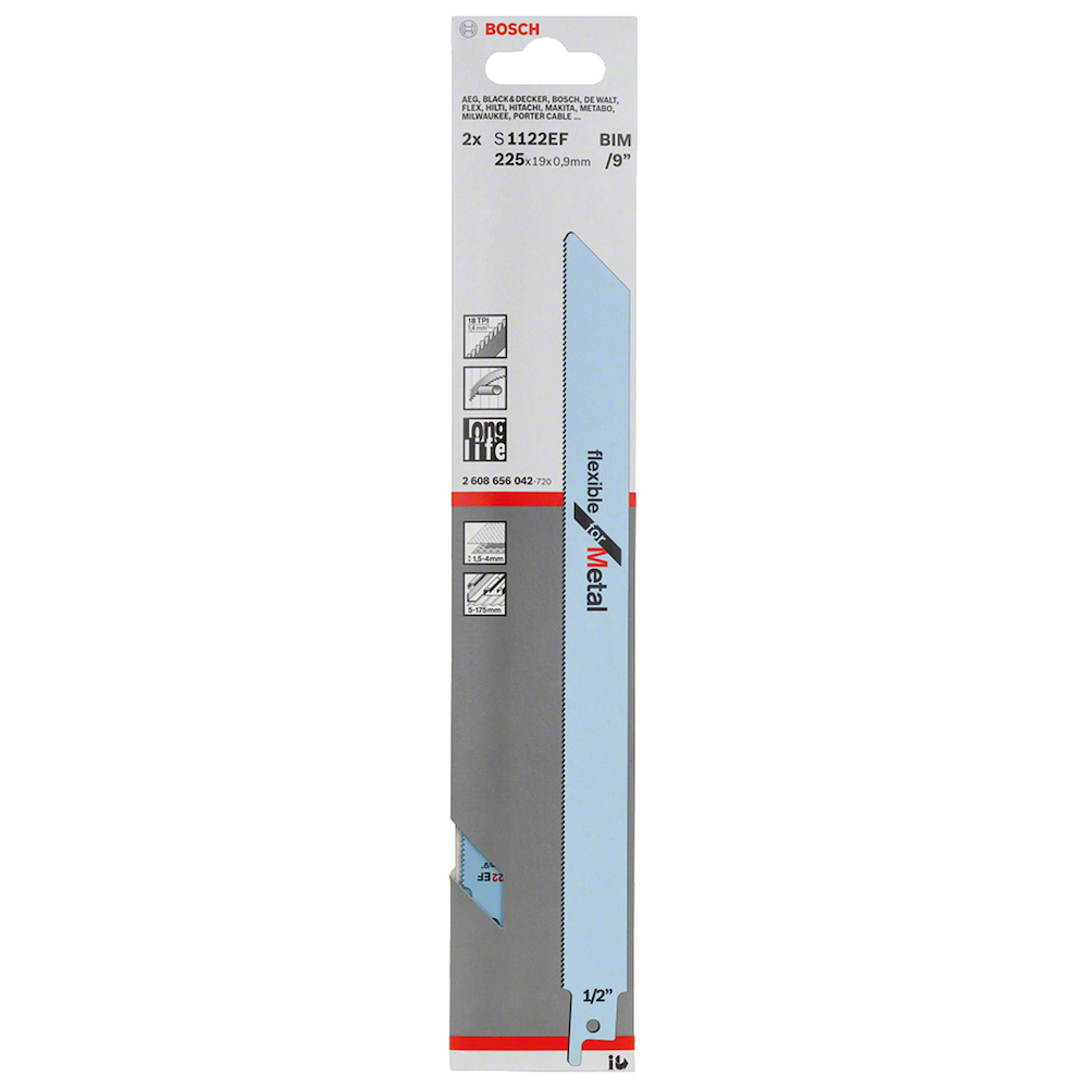 Sierra / 'Cuchilla Sable BOSCH 9" S1122EF  BOSCH / BLISTER 2 / BOSCH-7-A-1