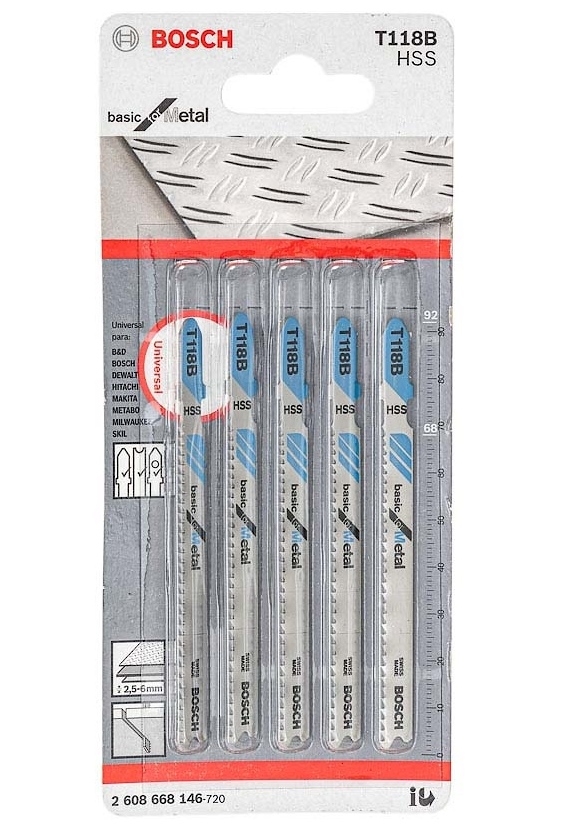 Sierra / 'Cuchilla para Caladora T118B 5U / BOSCH-10-D-2