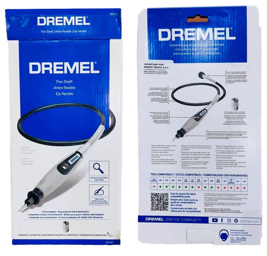 Extension Moto Tool DREMEL DR225-01 / 26150225JA / BOSCH-18-C-3