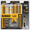 Kit de Puntas Magneticas 40 Piezas / FLEX TORQ / DWA2T40IR / DEWALT-TABLA-7
