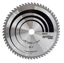 Disco Sierra Circular 10&quot; 60 Dientes BOSCH / Eje 25 mm ( 1&quot; ) 20-16 mm / BOSCH-TABLA-6