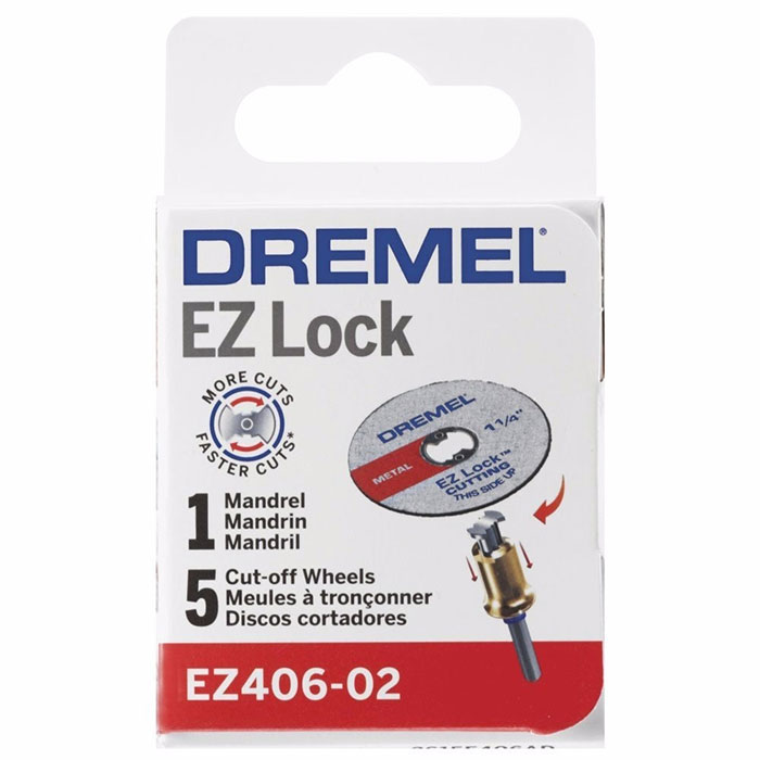 Ruedas Cortadoras EZ DREMEL / Kit 5 Unidades / EZ406 + Mandril / BOSCH-TABLA 2