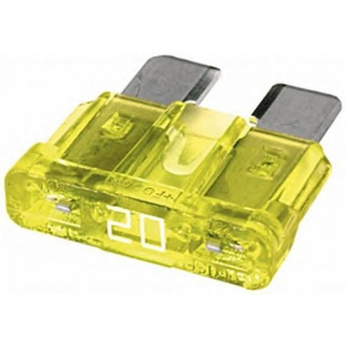 Fusible FLOSSER GRANDE Amarillo / Uña / 20 Amp / 32V / BOSCH-