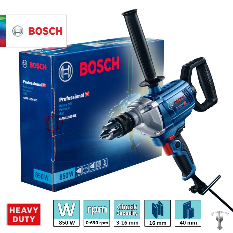 Taladro 5/8" BOSCH GBM 1600 RE BOSCH / BOSCH-12-B-3