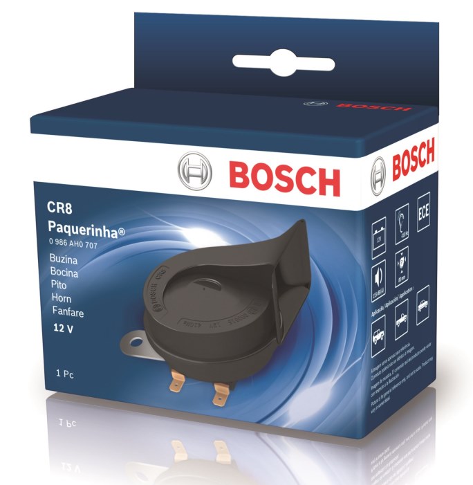 Bocina de Caracol CR8 / 12V / ( Par, Grave y Aguda ) / BOSCH-10-B-1