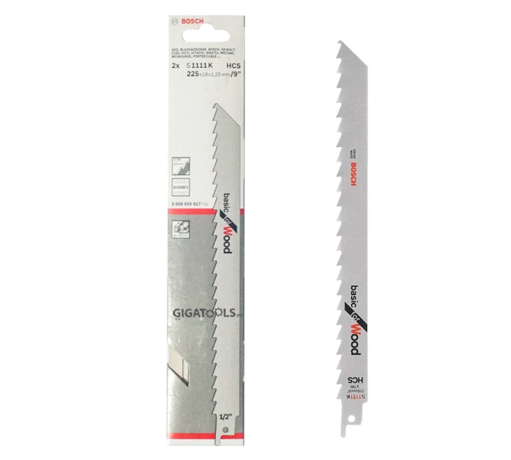Sierra / 'Cuchilla Sable BOSCH 9&quot; S1111K Corte Madera / Trozo / BOSCH-