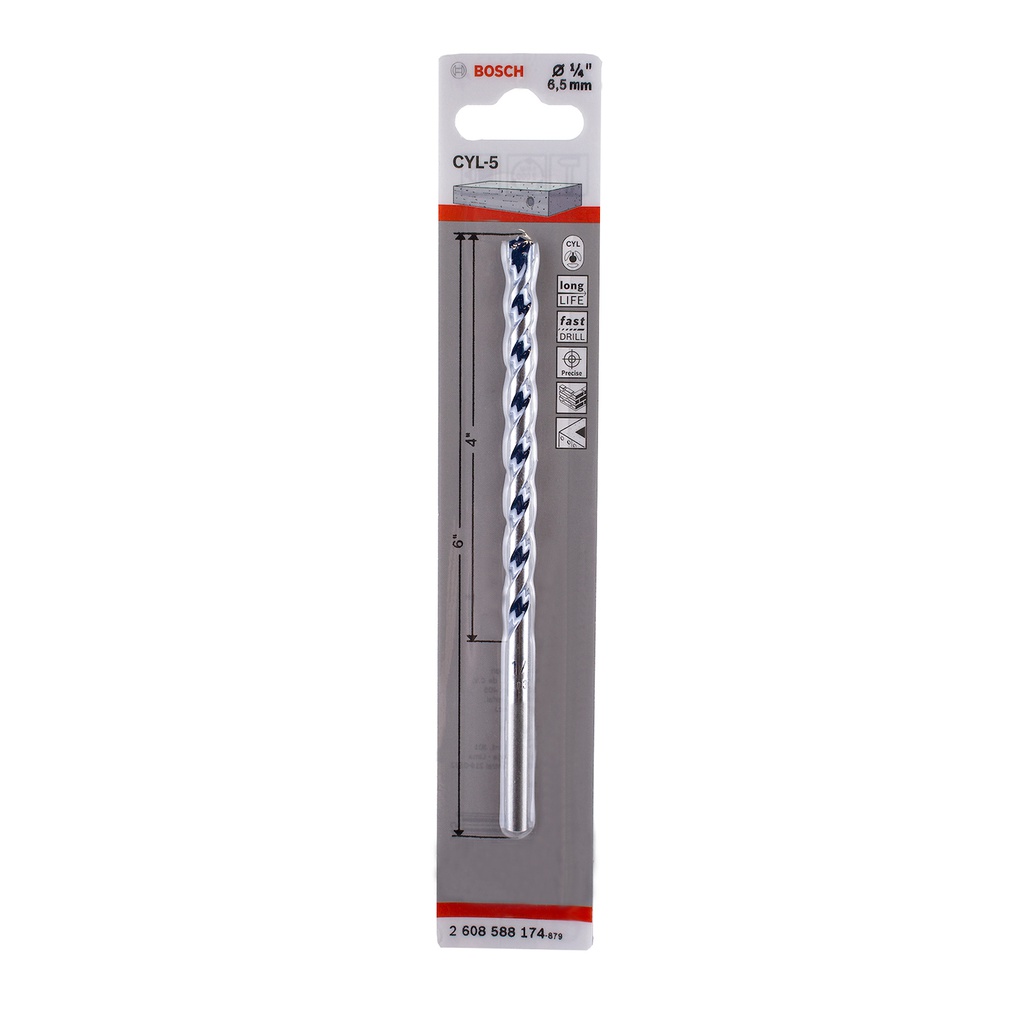 Broca Concreto Blue Granit BOSCH 1/4 X 6 / BOSCH-