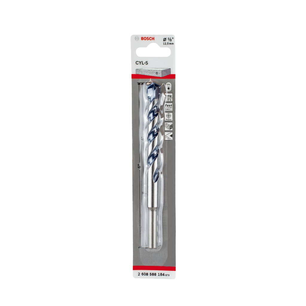 Broca Concreto Blue Granit BOSCH 1/2 X 6 / BOSCH-TABLA-5