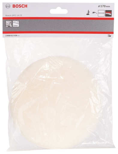 [2608612026] Esponja Pulido Bonete Lana 7&quot; / VELCRO / BOSCH-TABLA-ACC