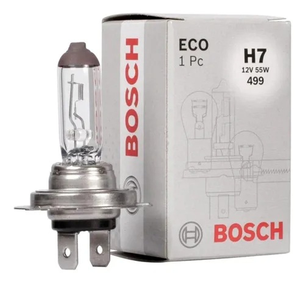 Bombilla BOSCH / ECO LINE / H7 / 12V / 55 W / ECO LINE / BOSCH-PISO-1