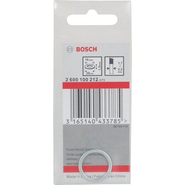 Anillo Reductor Sierra Circular BOSCH / DEWALT / 20 a 16 mm / BOSCH-3-D-2-B-1