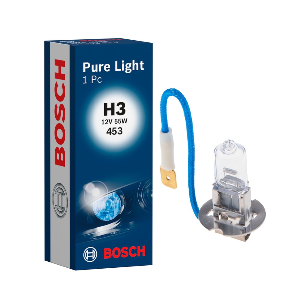 Bombilla BOSCH / STANDARD / H3 / 12V / 55 W / BOSCH-PISO-1