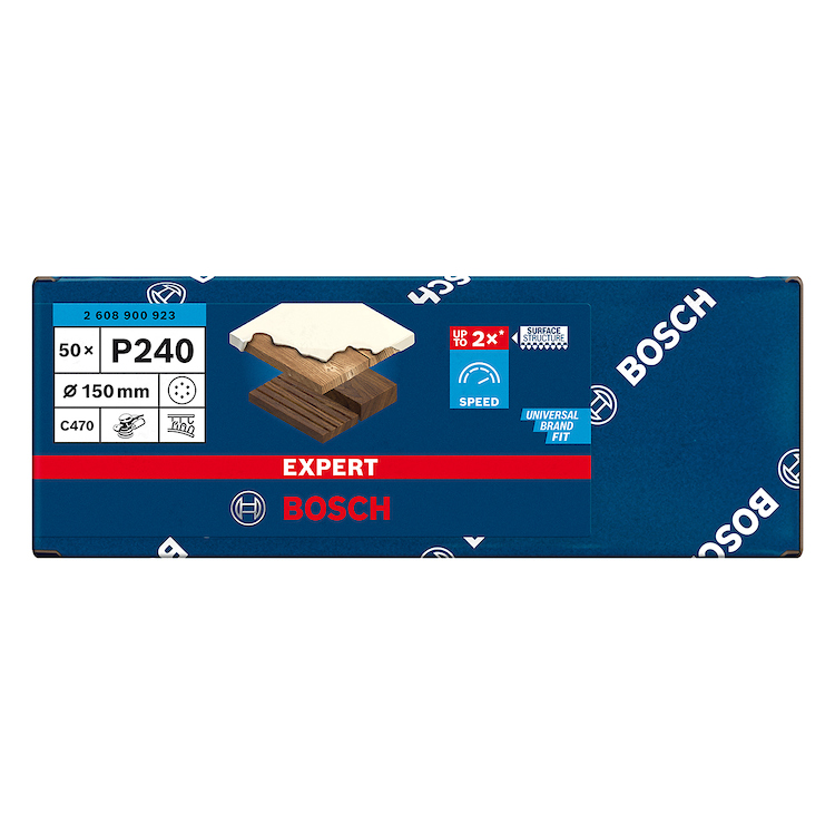 Lija Circular Gex Top BOSCH 6" G240 / 6 Hoyos / EXPERT / BOSCH-