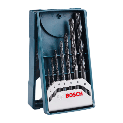 Juego de 7 Piezas X- LINE BOSCH AZUL ( Brocas Metal )BOSCH-8-B-2