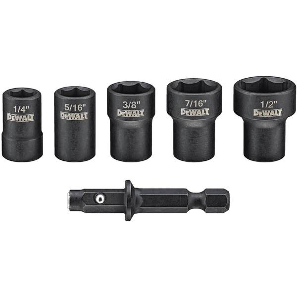 Soporte Magnetico para Tornillo Pulsar KIT 1/4, 5/16, 3/8, 7/16, 1/2&quot; / IMPAC / DEWALT-4-B-1-A-1