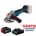 Amoladora 5&quot; GWS 18V-10 PC / BARETOOL / GRATIS 1-BATERIA + 1-CARGADOR / BOSCH-5-E-1