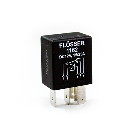 Relay Micro FLOSSER 12V / 15-25 Amp 5 Terminales / BOSCH-