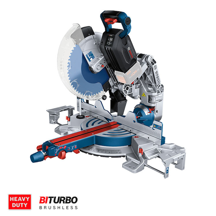 Sierra ingletadora BOSCH 12&quot; ( Brazo Robotico ) GCM 18V-305 GDC / BITURBO / BOSCH-