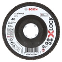 Disco Laminado 4/12&quot; G.40 / BEST-FB / INOX-METAL / XLOCK / BOSCH-7-D-3