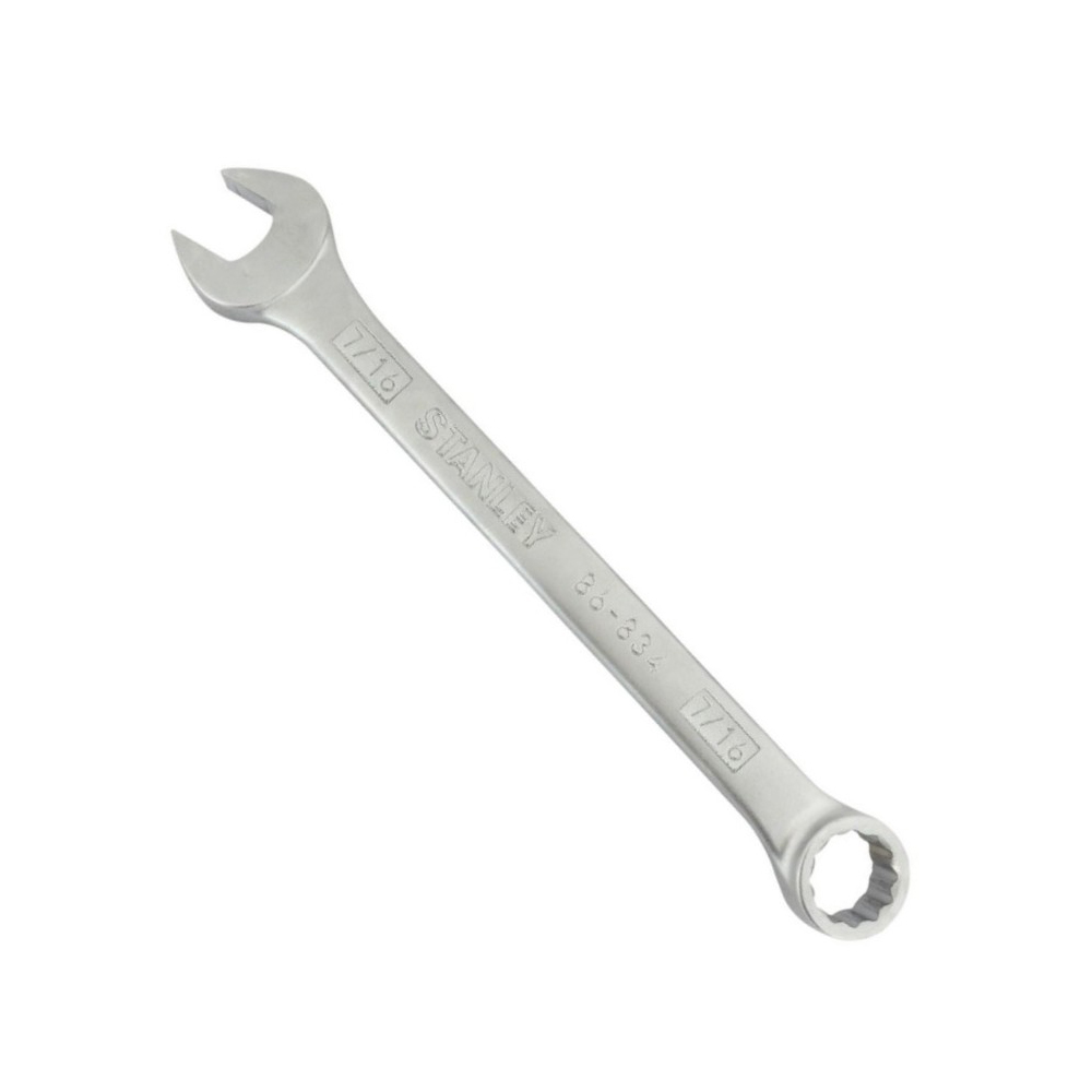 LLAVE COMBINADA 7/16&quot; / SAE / COLA CORONA, 12 PUNTOS / STANLEY / DEWALT-