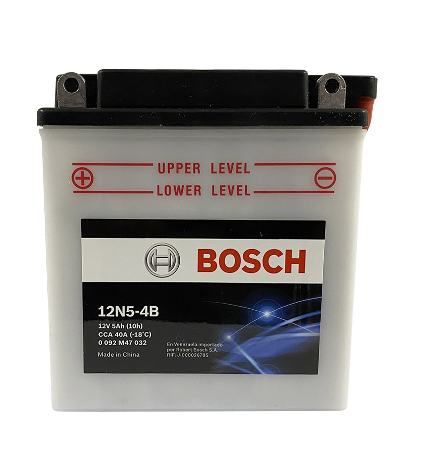 Bateria Moto 12N5-4B / BOSCH / 5 Ah / BOSCH-