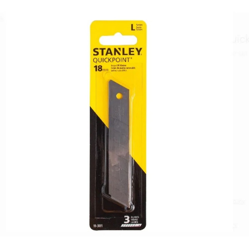 Cuchilla / Repuesto 3 Piezas ( 3/4" x 18 mm ) 8 Segmentos / STANLEY / DEWALT-TABLA-2