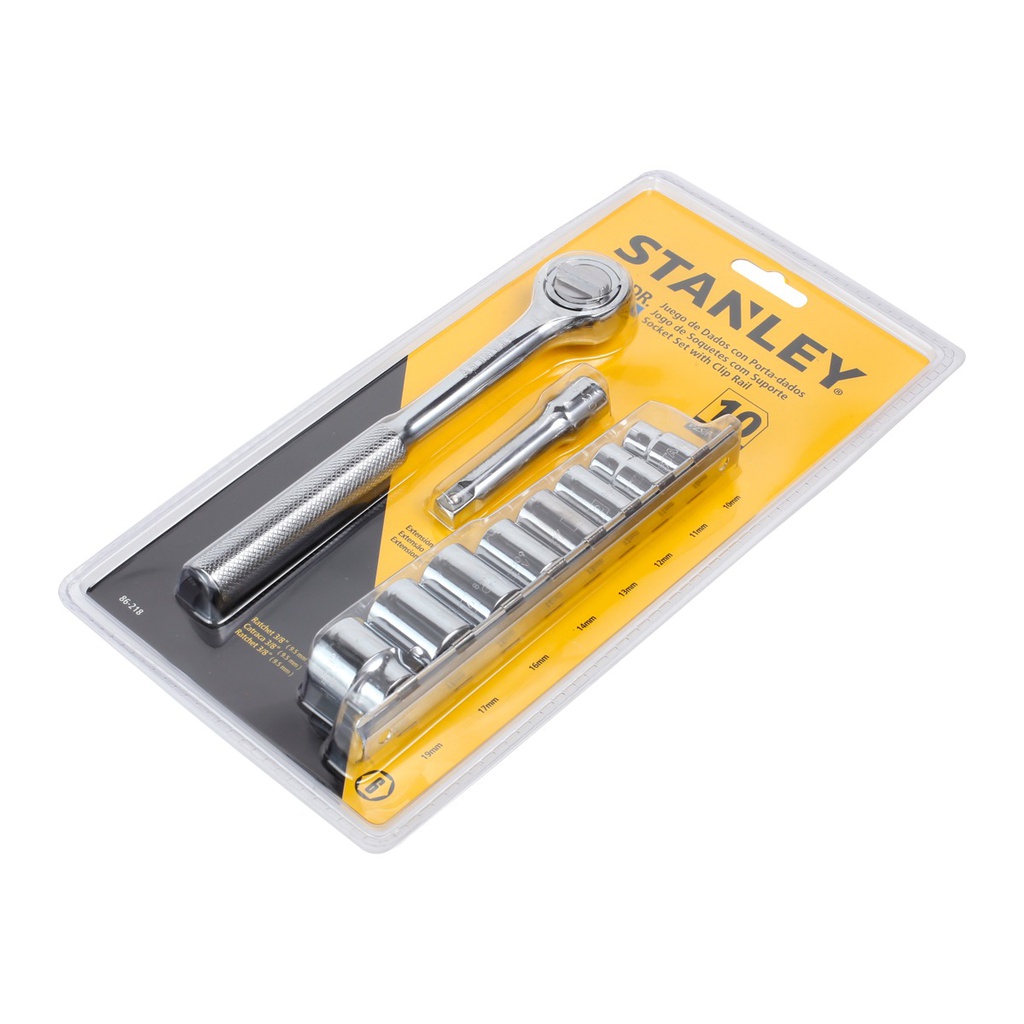 Juego / Dados / Corto 3/8" / 10 Piezas / MM / STANLEY / DEWALT-TABLA-5