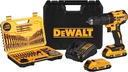 Taladro inalambrico 20 V DEWALT Lithium / Sin Carbones / Percucion / DEWALT-1-B-3