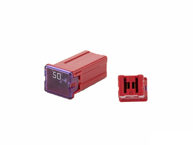 Fusible Principal / Main / Tipo J / 50 Amp / Rojo / FLOSSER / BOSCH-