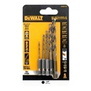 Kit de Brocas 05 Piezas / HSS 3/32 a 1/4 / HEXAGONAL / DEWALT-Tabla-3