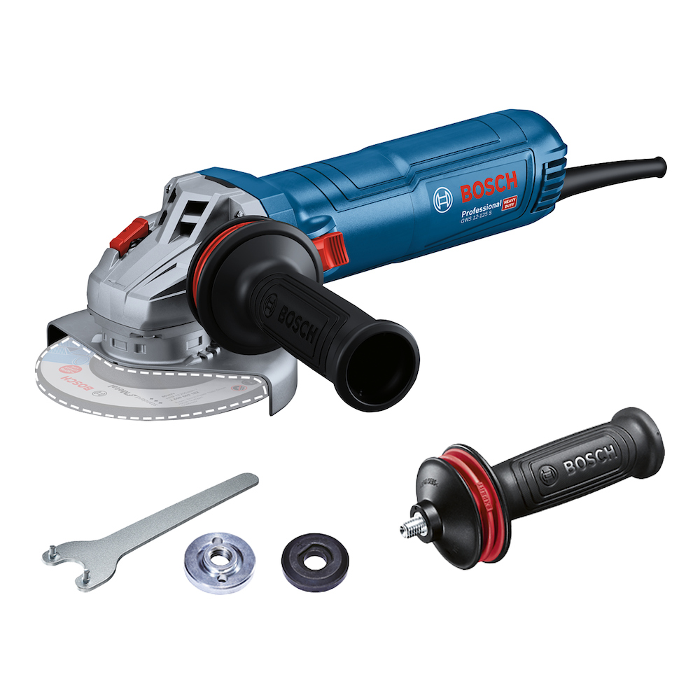 Amoladora 5" BOSCH GWS 12-125 S / EJE 5/8" / BOSCH-7-C-5-A