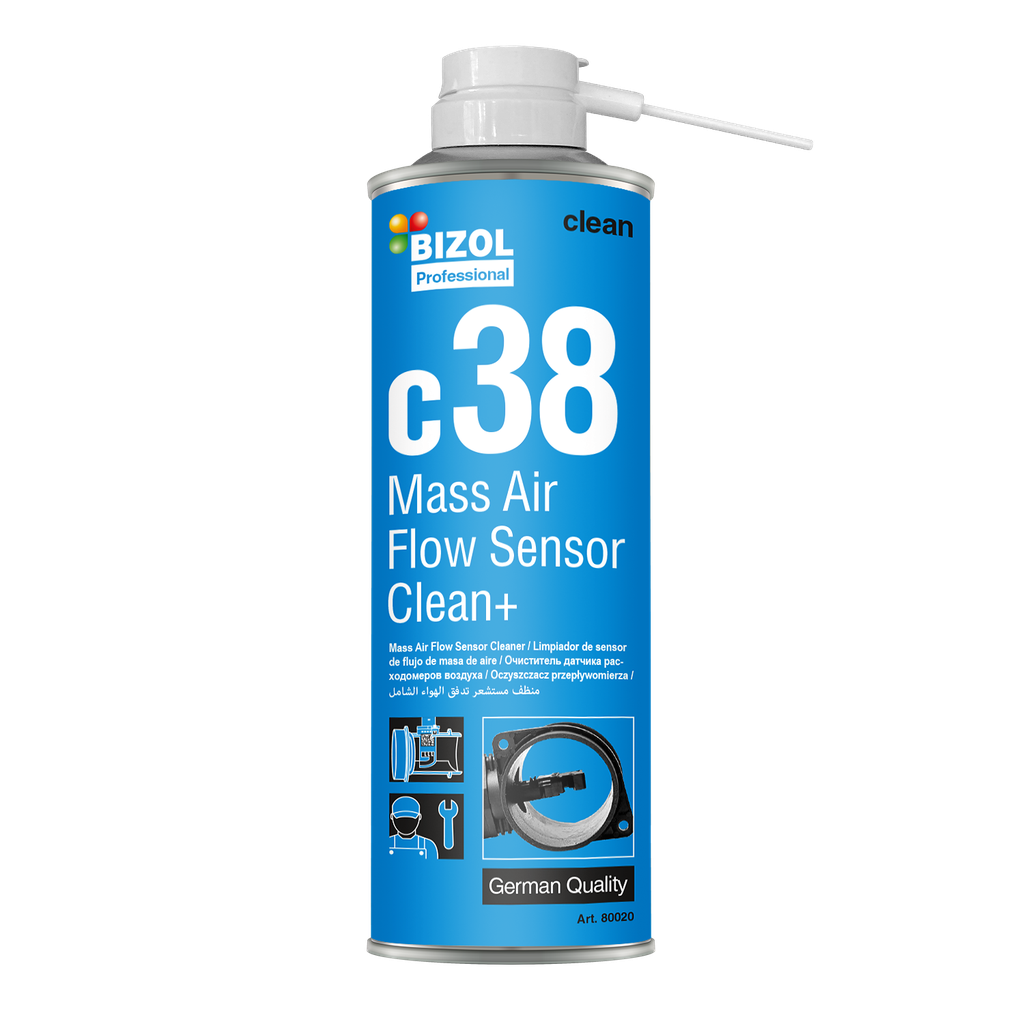 AEROSOLES TECNICOS C38 LIMPIADOR DE SENSOR DE MASA DE FLUJO DE AIRE 300ML / BIZOL / BOSCH-EXIVICION