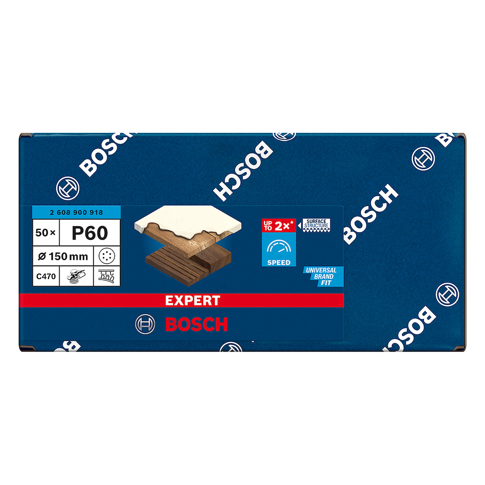 Lija Circular Gex Top BOSCH 6&quot; G60 / 6 Hoyos / EXPERT / BOSCH-