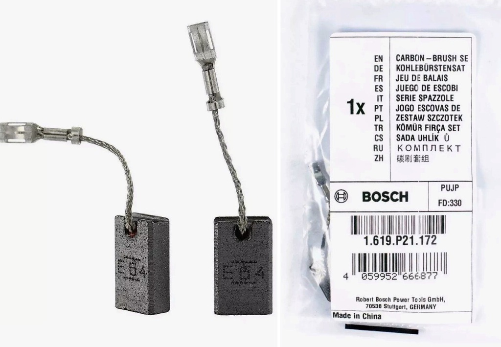 Carbones Amoladora GWS 12-125 S / E64 / BOSCH-1-D-2-E-6