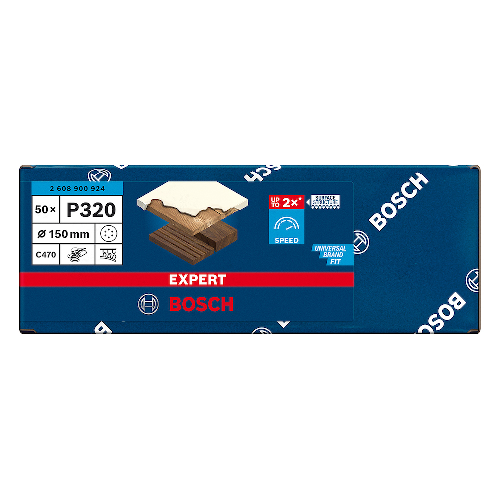 Lija Circular Gex Top BOSCH 6" G320 / 6 Hoyos / EXPERT / BOSCH-