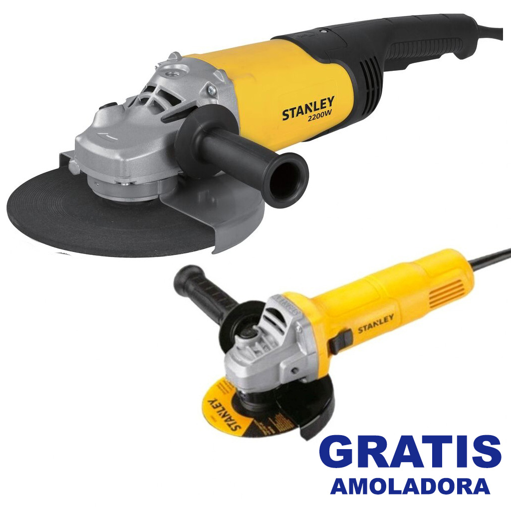 Amoladora 9&quot; STANLEY / SL229-B3+SG6115-B3 / DEWALT-1-C-3-A