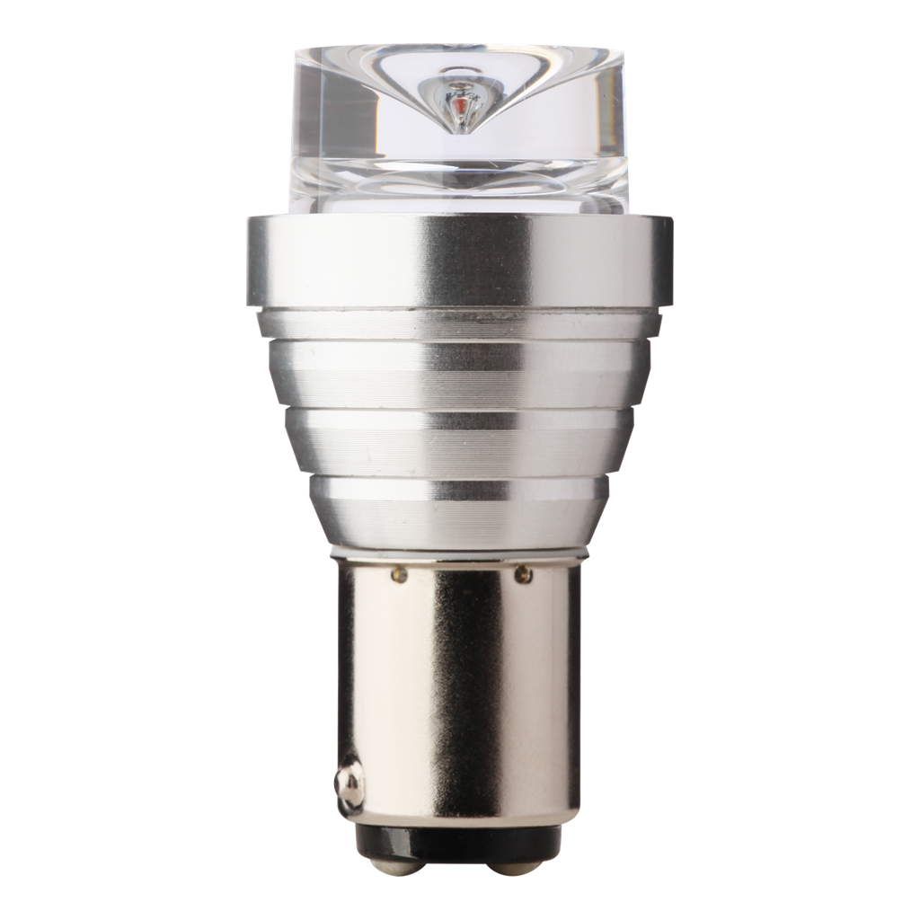 Bombilla LED FLOSSER / ( 2 Contactos ) / 522907 P21W / 12V / BAY15D / AMBAR / BOSCH-PISO-1