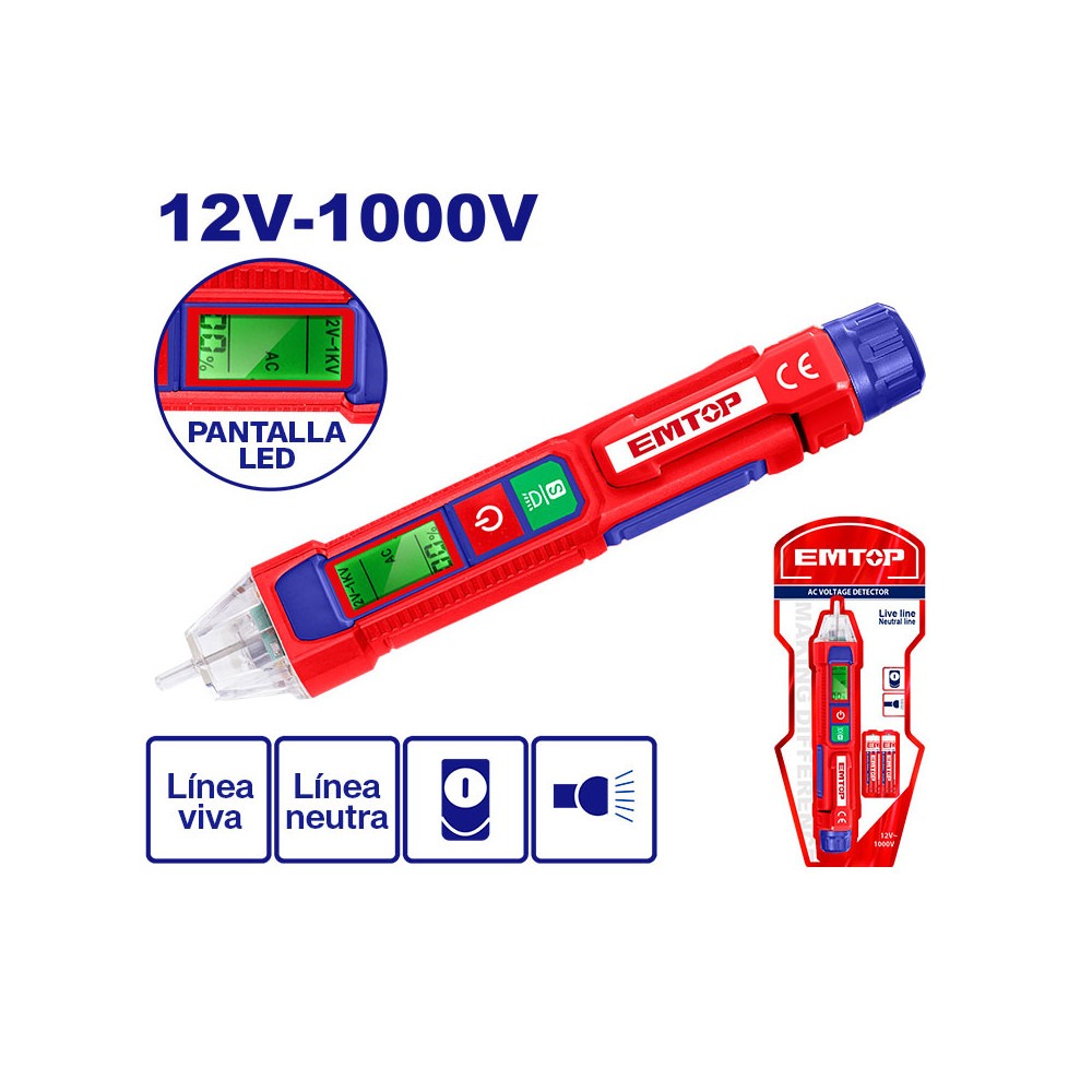 Comprobador de tensión sin contacto ETPL210003 / EMTOP / DEWALT-TABLA5