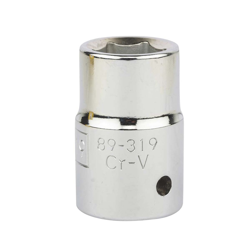 COPA / DADO / 6 PUNTOS, MEDIDA 19 MM / RAIZ 3/4" / STANLEY / DEWALT-